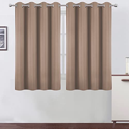Cappuccino Blackout Curtains (Cappuccino / 52"W x 45"L (Pack of 2))