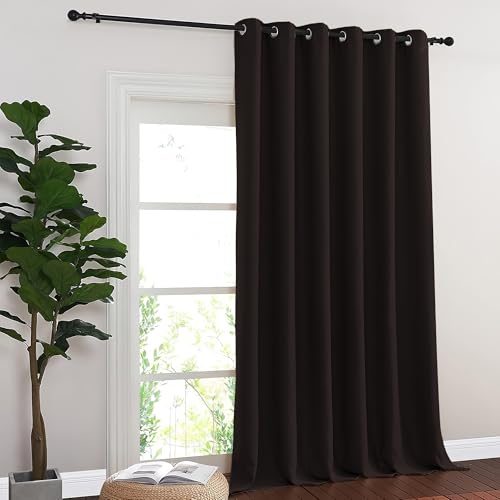 Blackout Curtains & Drapes (Toffee Brown / 80"W x 144"L (Pack of 1))