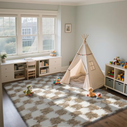 Large Shag Area Rug for Bedroom