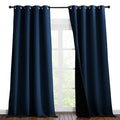 100% Blackout Blinds (Moroccan Blue / 52"W x 102"L (Pack of 2))