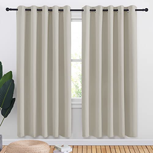 Natural Blackout Draperies Curtains for Kids Room (Natural / 70"W x 72"L (Pack of 2))