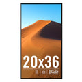 20x36 Picture Frame for Wall Display (Black / 20x36)