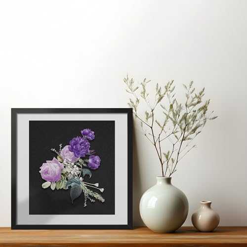 13x13 Picture Frame for Wall Display (Black / 13x13)