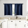 RV Blackout Curtains for Camper Windows (Navy / 29"W x 20"L (Pack of 2))