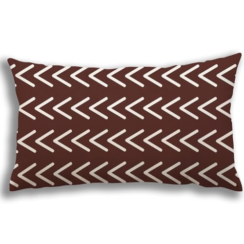 Pillow Covers 12x20 Set of 4 (Coffee / 20" x 12" (Pack of 4))