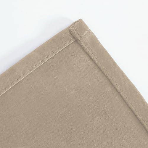 Khaki Thermal Blackout Curtains (Khaki / 38"W x 84"L (Pack of 2))