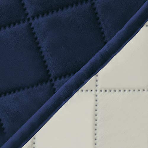 Reversible Couch Cover (Navy/Ivory / Small Chair)