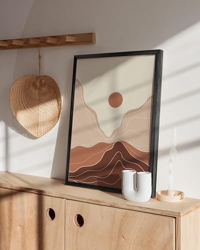 16x24 Black Metal Picture Frame (Set of 01 / Black Metal / 16x24 in)