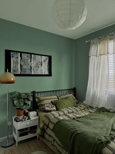 590''x17.7'' Green Peel and Stick Wallpaper Contact Paper Modern Self Adhesive Wall Paper Removable Renter Friendly Textured Solid Color Shelf Cabinet Vinyl Roll (Dark Green / 17.7" x 590")