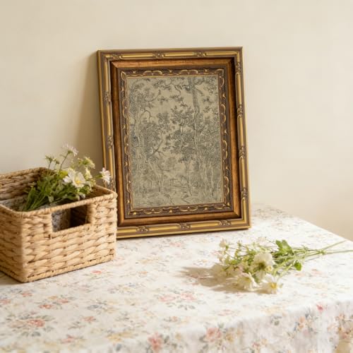 Vintage Gold Framed Wall Art Antique Sketch Landscape Wall Decor Picture Dark Moody Retro Country Farmhouse Gallery Aesthetic Poster Print for Living Room Bedroom Kitchen Shelf 12x16in (Antique Sketch / 16"l X 12"w)