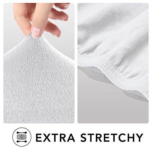 Stretch Couch Covers for Sofa 4 Seater Slipcovers White (XX-Large 4-Seater Sofa / White)
