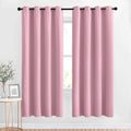 Crystal Pink Blackout Draperies Curtains (Crystal Pink / 52"W x 72"L (Pack of 2))