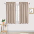 Blackout Curtains for Bedroom Living Room 52 x 45 Inch Long Camel (Camel / 52"W x 45"L (Pack of 2))
