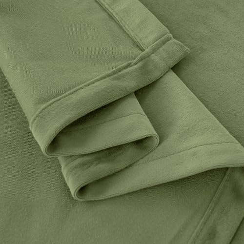 Sage Green Velvet Curtains (Sage Green / 52"W x 84"L (Pack of 2))