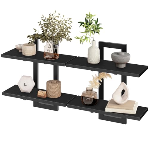 Floating Shelves (Black)