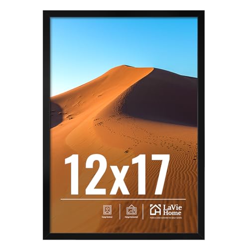 12x17 Picture Frame for Wall Display (Black / 12x17)