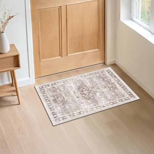 Boho Bathroom Rugs (2' x 3' (Rectangular) / Latte / Beige)