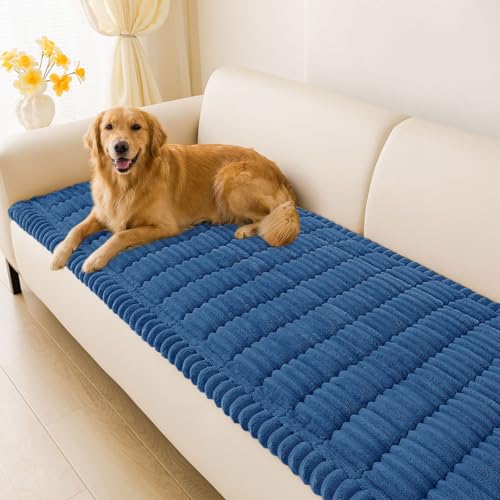 Couch Cover for Dogs (Navy Blue / 27.6"x82.7")