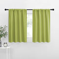 Kitchen Curtains (Fresh Green / 34"W x 40"L (Pack of 2))