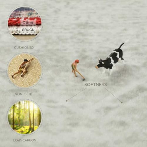 8x10 Washable Area Rugs for Living Room (8' x 10' (Rectangular) / Concrete-grey)