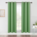 Bedroom Blackout Draperies Panels (Forest Green / 42"W x 72"L (Pack of 2))