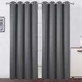 Blackout Curtains 66 x 84 inch (Frost Grey / 66"W x 84"L (Pack of 2))