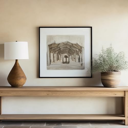 22x22 Picture Frame for Wall Display (Black / 22x22)