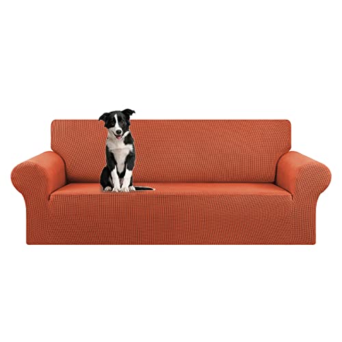 Stretch Oversized Couch Covers for Sofa Slipcover (Pureed Pumpkin / X-Large)
