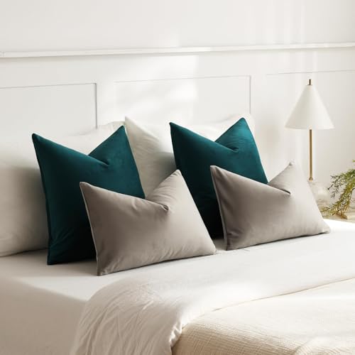 Lumbar Pillow Covers 12x20 Light (Slate Grey / 20" x 12" (Pack of 2))