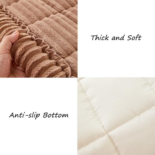 Couch Covers for Dogs Washable (Dark Brown / 27.6" X 27.6")