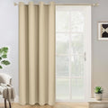 Beige Room Darkening Curtains 84 inch Sliding Door Drapes (Beige / 52"W x 84"L (Pack of 1))