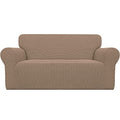 Stretch Oversized Loveseat Couch Covers Washable Camel (Medium-XL Loveseat / Camel)