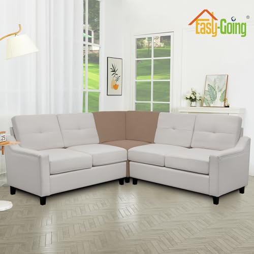 Stretch Soft Sectional Corner Sofa Couch Slipcover Camel (Medium Sectional Corner / Camel)