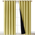Paler Yellow Full Shade Curtain Panels (Paler Yellow / 70"W x 84"L (Pack of 2))