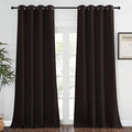 Blackout Curtains 120 inch Length for Sliding Glass Door (Toffee Brown / 52"W x 120"L (Pack of 1))