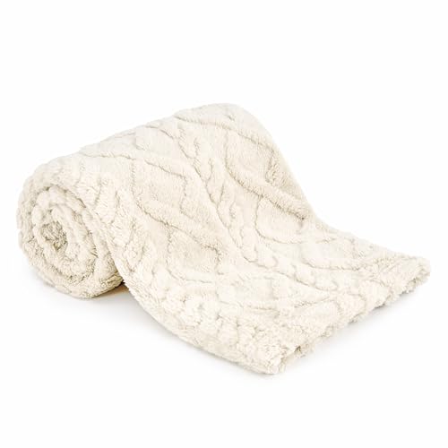 Sherpa Baby Blanket (02 Cream / 30"x40")