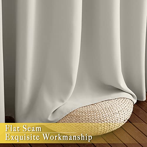 Blackout Natural Curtain for Patio Door (Natural / 80"W x 95"L (Pack of 1))