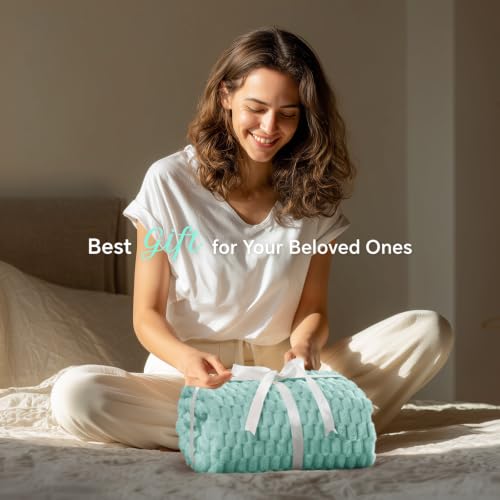 Haze Blue Twin Blanket for Couch (Haze Blue / Twin(60"x80"))
