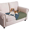 Waterproof Dog Bed Cover Pet Blanket for Furniture Bed Couch Sofa Reversible (30x53 Inch (Pack of 1) / Green+navy Blue)