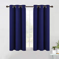 Royal Blue Blackout Curtain Panels for Bedroom (Royal Blue / 42"W x 40"L (Pack of 2))