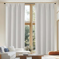 Natural Extra Long Blackout Curtains 108 Inches Long 2 Panels (Natural / 50"W x 108"L (Pack of 2))