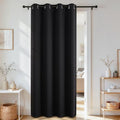 Door Curtain Blackout Curtains for Doorway Privacy Closet Drapes (Black / 52"W x 84"L (Pack of 1))