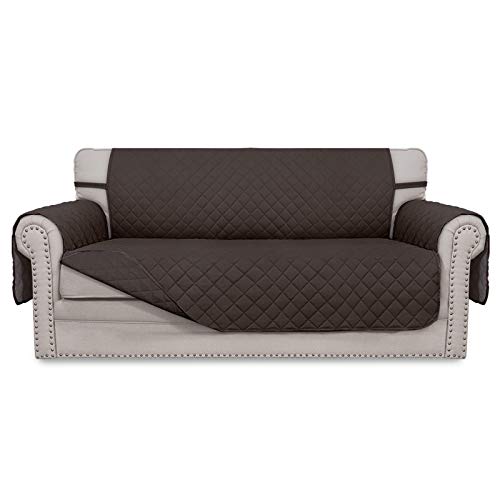 Reversible Couch Cover (Chocolate/Chocolate / Medium-XL Loveseat)