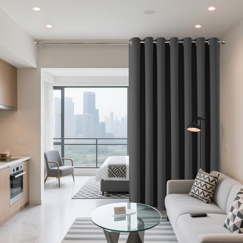 Blackout Patio Sliding Door Curtains (Grey / 60"W x 72"L (Pack of 1))