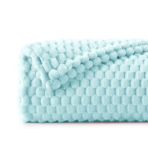 Cloud Blue Throw Blanket for Couch (Cloud Blue / Throw(50"x60"))