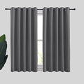 Grey Blackout Curtain Panels for Bedroom (Grey / 70"W x 54"L (Pack of 2))