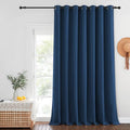 Moroccan Blue Blackout Curtains for Bedroom (Moroccan Blue / 100"W x 132"L (Pack of 1))