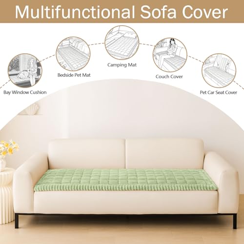Couch Cover for Dogs (Green / 27.6"x88")
