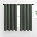 Bedroom Blackout Curtains & Drapes (Dark Mallard / 52"W x 54"L (Pack of 2))
