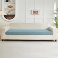 Couch Covers for 3 Cushion Sofa Pet Friendly Couch Cushion Covers Universal Sofa Covers Washable Stretch Slipcovers for Sectional Sofa (Texture Sea Blue / Large Triple Seat Cover)